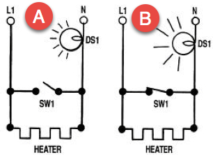 heater and bulb diagrams