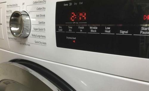 Electronic UI on a Bosch condensing dryer