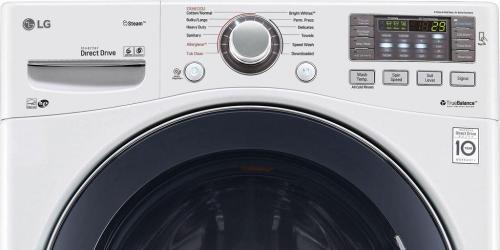 Front load washer electronic touchpad controls